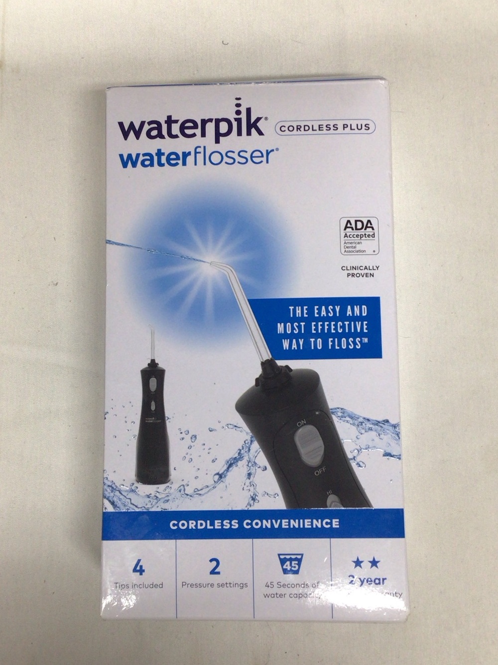 Waterpik Cordless Plus Water Flosser - Black
